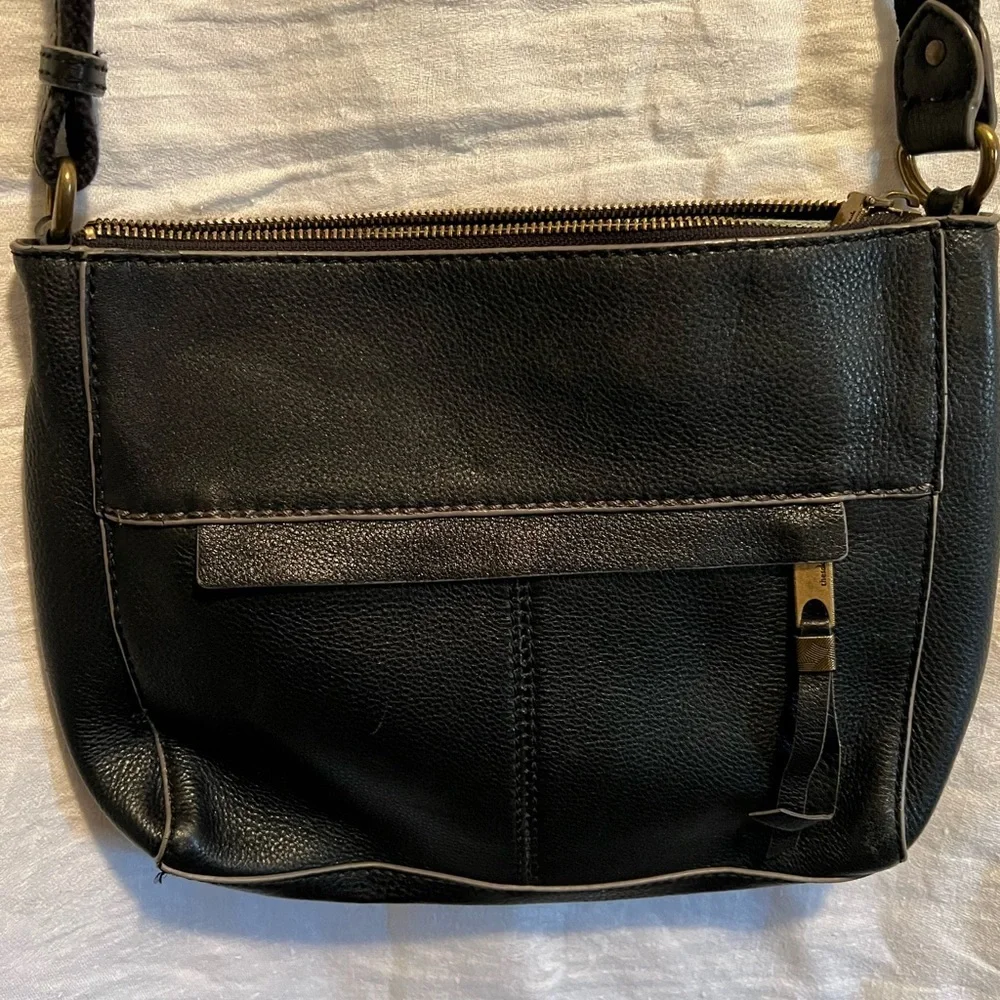 The Sak Black Leather Crossbody Bag. Work or fun.